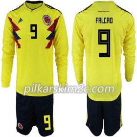 Koszulka Kolumbia Falcao 9 Dziecięca Główna Mistrzostwa Świata 2018 - Koszulki Piłkarskie(L/S)